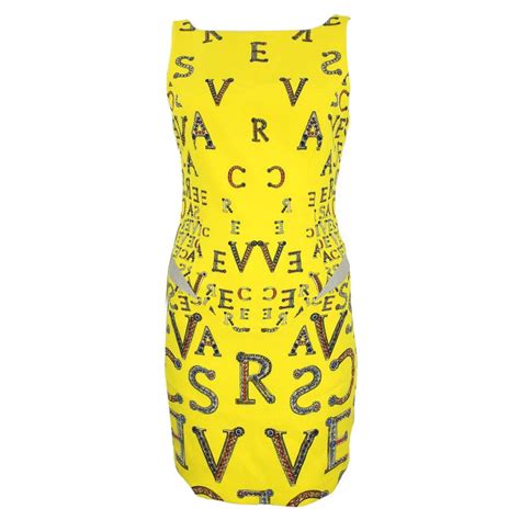 versace dress yellow|versace floral dresses.